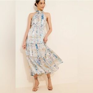Anthropologie Somerset Maxi Halter Dress – Size Small – Excellent Condition